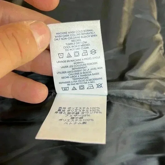 Lands End Black Jacket Size M - Picture 7 of 8